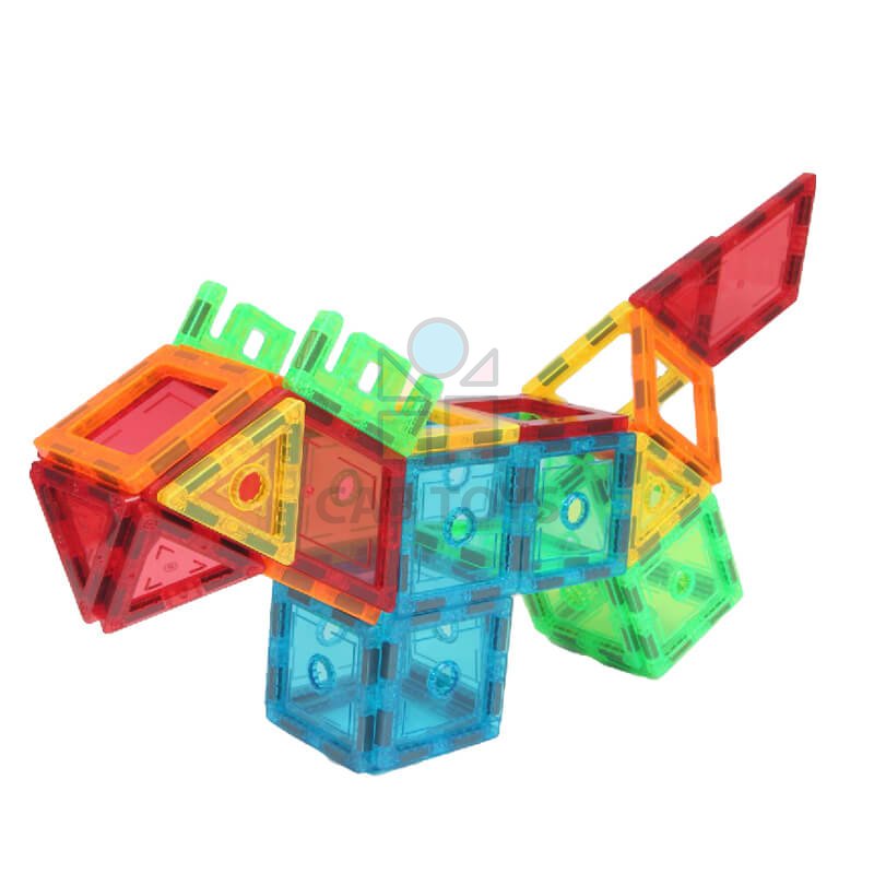 Magnetická stavebnica 106ks sada - Magnetic Tiles